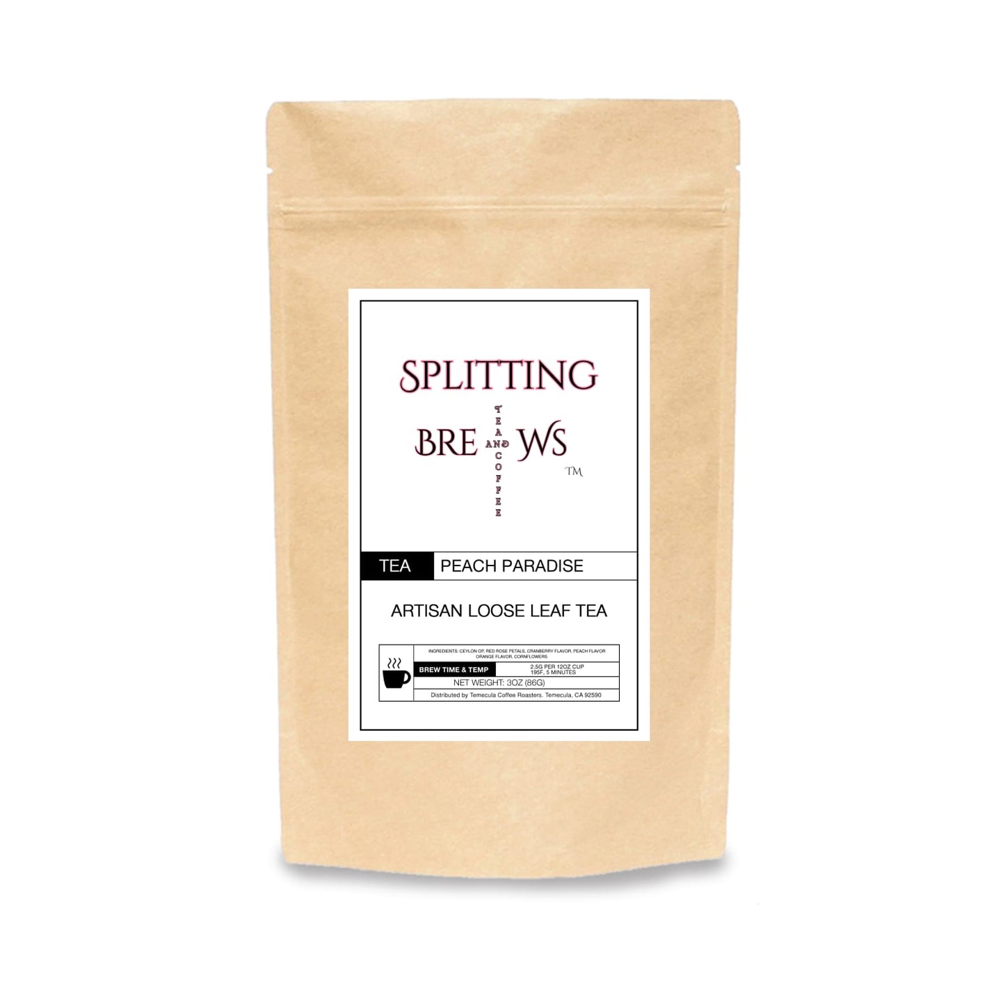 Enchanting Peach - Splitting Brews Tea & Coffee