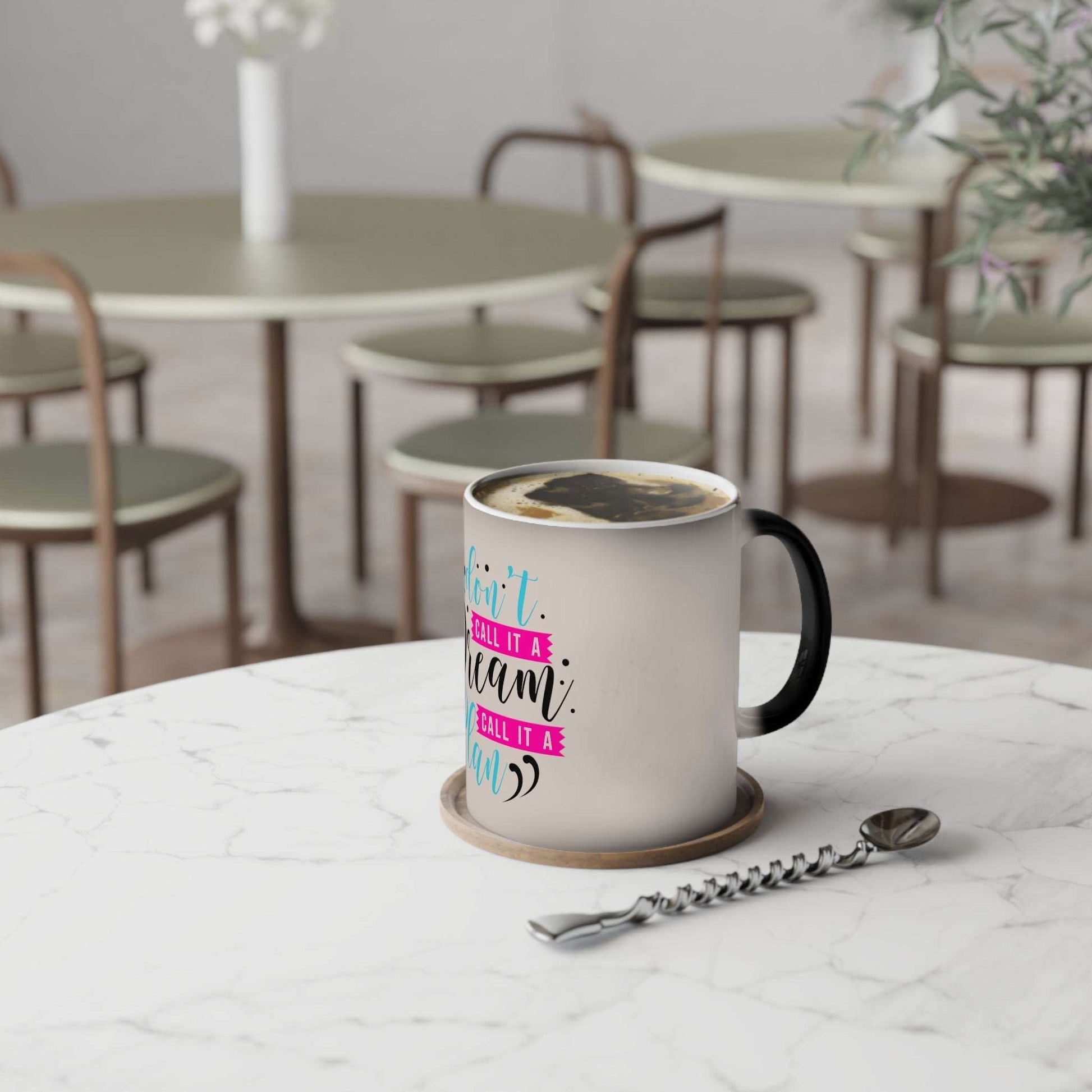 Call it a Plan, 11oz Color-Changing Mug - Killer Bee Coffee & Tea